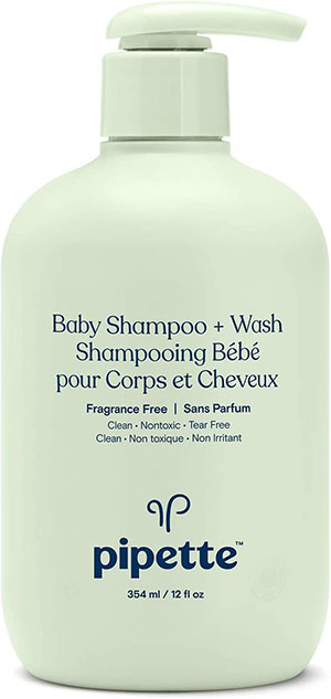 Pipette Fragrance-Free Baby ShampooWash